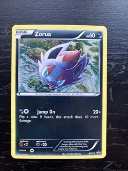Pokemon TCG Zorua BW12 Black & White Black Star Promo LP+/NM - Image 1