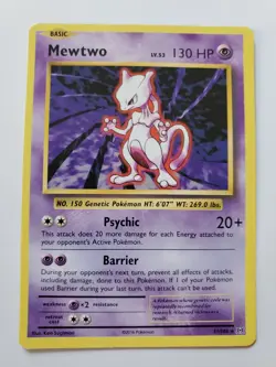 MEWTWO 51/108 XY Evolutions Pokemon 2016 Non Holo Rare - NMT - Free S/H in US - Image 1