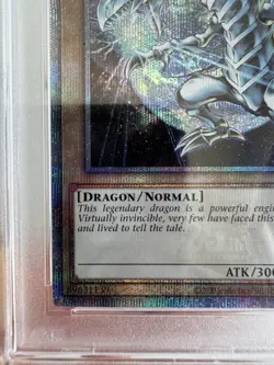 Blue-Eyes White Dragon Yugioh 2024 KC01-EN000 Quarter Century Secret Rare PSA 10 - Image 5