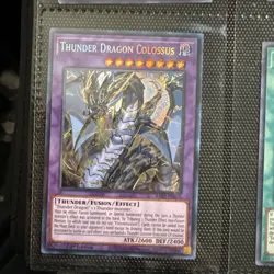 Yugioh! Thunder Dragon Colossus RA03-EN036 Secret Rare English - Image 1