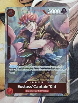 Eustass Captain Kid OP14 One Piece Dash Pack Promo Foil Ship 1 Day NM - Image 1