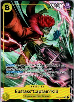 One Piece | Royal Blood | Eustass"Captain"Kid (112) (Par) | SR | OP10-112 | NM - Image 1