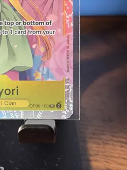 Kouzuki Hiyori OP06-106 One Piece Wings of the Captain Super Rare Near Mint - Image 5