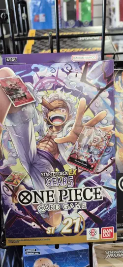 ONE PIECE TCG: GEAR5 STARTER DECK EX 21 (ST-21) FACTORY SEALED ENGLISH - Image 1