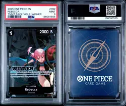 PSA 9 Rebecca Tournament Promo OP04-092 One Piece Winner Pack Volume 2 English - Image 3