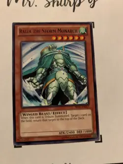 RAIZA THE STORM MONARCH - BP01-EN015 ENGLISH Yu-Gi-Oh! CARD RARE KONAMI - Image 2