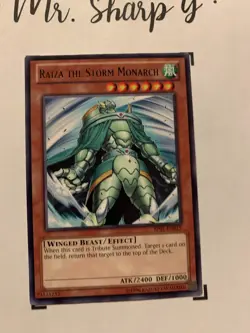 RAIZA THE STORM MONARCH - BP01-EN015 ENGLISH Yu-Gi-Oh! CARD RARE KONAMI - Image 3