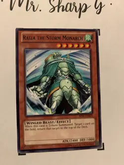 RAIZA THE STORM MONARCH - BP01-EN015 ENGLISH Yu-Gi-Oh! CARD RARE KONAMI - Image 4