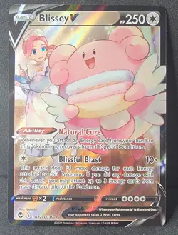 Blissey V TG22/TG30 Silver Tempest 2022 Trainer Gallery Pokemon TCG Card NM - Image 1