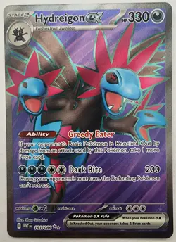 Pokemon Trading Card TCG Hydreigon EX Art Holo 161/086 Nintendo 2025 - Image 1