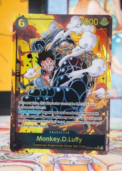 OP10-118 Monkey.D.Luffy SEC Alt Art One Piece TCG English Card - MINT - Image 1