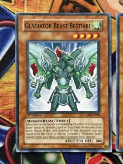 11 Card Gladiator Beast Bundle GLAS/PTDN NM/LP 1st Ed Rare/Common Yu-Gi-Oh - Image 2