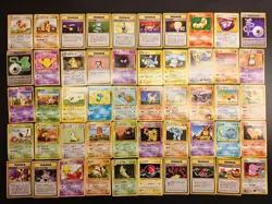 Pokemon - Assorted Japanese Vintage Old Back Bulk Bundle HP-Dmg 76 Cards Rares - Image 2