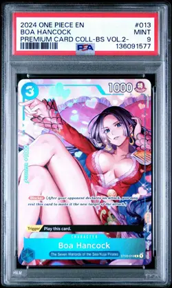 PSA 9 Boa Hancock #013 ST03-013 Premium Card Collection Vol 2 One Piece English - Image 1