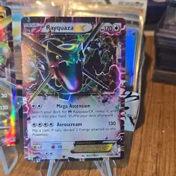 Pokemon Rayquaza EX Holo Card Lot XY69 XY73 English TCG Standard Card Stock - Image 2