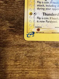 Pokemon Pikachu Black Star Promo 012 E-Reader Holo Card 2003 WOTC LP - Image 2