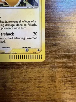 Pokemon Pikachu Black Star Promo 012 E-Reader Holo Card 2003 WOTC LP - Image 5