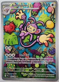 Pokemon Trading Card TCG Ambipom Full Art Holo 107/094 Nintendo 2025 - Image 1