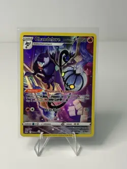 Pokemon TCG Sword & Shield Lost Origin Chandelure Ultra Rare Card TG04/TG30 - Image 1