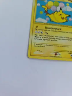 Pokemon Rising Rivals Flying Pikachu Holo Rare Card 113/111 TCG LP - Image 3