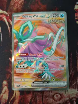 Walking Wake EX 189/162 Pokemon Card Full Art 2024 - Image 1