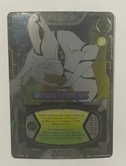 BEN 10 CCG RARE C-050 GHOSTFREAK SILVER FOIL CARD - Image 1