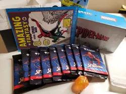Magic The Gathering Spider-Man Bundle Gift Edition SEALED PACKS, opened box - Image 1
