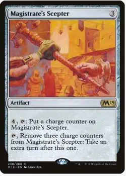 MTG: Magistrate’s Scepter - M19 - 238 - non foil - LP - Image 1