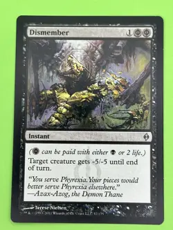 Dismember NM MTG New Phyrexia uncommon black instant - Image 1
