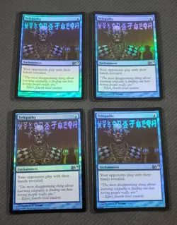 Magic the Gathering: Telepathy 74/249, M10 Set, WoTC, Foil, Complete Playset - Image 1
