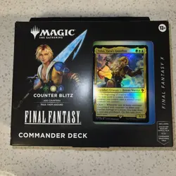Magic the Gathering Final Fantasy VII Commander Deck DAMAGE BOX - Image 1