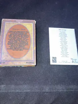 Magic: The Gathering ~ Unlimited Starter Deck Box (EMPTY) & Rule Book Written On - Image 2