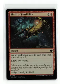 THRILL OF POSSIBILITY 0210 FOIL FOUNDATIONS MTG NM - Image 1