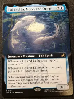 Tui And La, Moon And Ocean - Extended Art - TLE - MTG - EN - NM - 0181 - Image 1