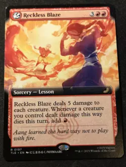 Reckless Blaze - Extended Art - TLE - MTG - EN - NM - 0197 - Image 1