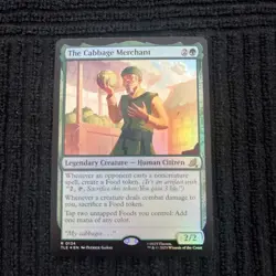 Magic the Gathering #134 The Cabbage Merchant Foil - Image 1
