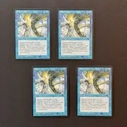 *** Essence Flare x4 Ice Age *** NEVER PLAYED MtG Magic 1994 VINTAGE FAST SHIP - Image 1