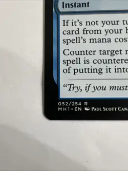 MTG: ** Force of Negation ** Modern Horizons #52/254 NM/Mint. Never Played - Image 3