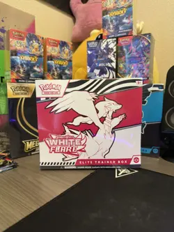Pokemon TCG Scarlet and Violet White Flare Elite Trainer Box - Image 1