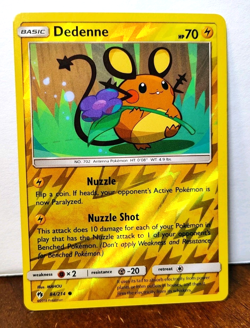 POKEMON DEDENNE 84/214 REVERSE HOLO LOST THUNDER LP - Image 1
