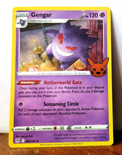 POKEMON GENGAR 066/196 HOLO RARE TRICK OR TRADE HALLOWEEN LP - Image 1