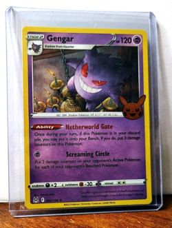 POKEMON GENGAR 066/196 HOLO RARE TRICK OR TRADE HALLOWEEN LP - Image 4
