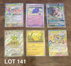 🔥 Pokemon EX Lot 141 | Tatsugiri Gengar Pikachu Galvantula | Free Ship 🚀 - Image 1