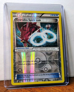 POKEMON GYARADOS SPIRIT LINK 101/122 REVERSE HOLO TRAINER BREAKPOINT LP - Image 5
