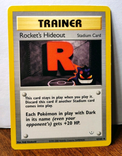 POKEMON ROCKET'S HIDEOUT 63/64 TRAINER NEO REVELATION MP GENGAR - Image 1