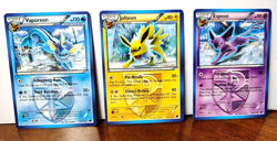 POKEMON PLASMA FREEZE EEVEELUTIONS ESPEON 48/116 JOLTEON 31/116 VAPOREON 20/116 - Image 1