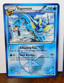 POKEMON PLASMA FREEZE EEVEELUTIONS ESPEON 48/116 JOLTEON 31/116 VAPOREON 20/116 - Image 2