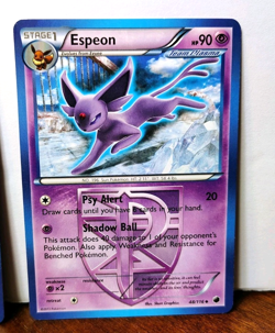 POKEMON PLASMA FREEZE EEVEELUTIONS ESPEON 48/116 JOLTEON 31/116 VAPOREON 20/116 - Image 4