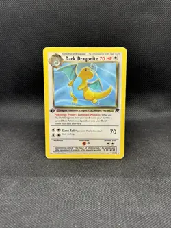 Dark Dragonite 22/82 Team Rocket Non-Holo Rare Pokemon TCG - Image 1
