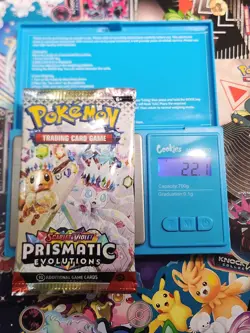 VERY HEAVY!! 🔥 22.1g Pokemon TCG Prismatic Evolutions Booster Pack - God PackUU - Image 1